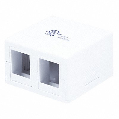 Surface Mount Box 2P White MPN:7089