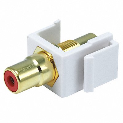 A/V Wallplate RCA Red Center Wht MPN:6548