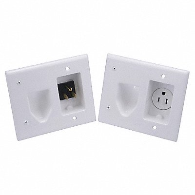 Recessed Pro Power Kit Wht MPN:4652