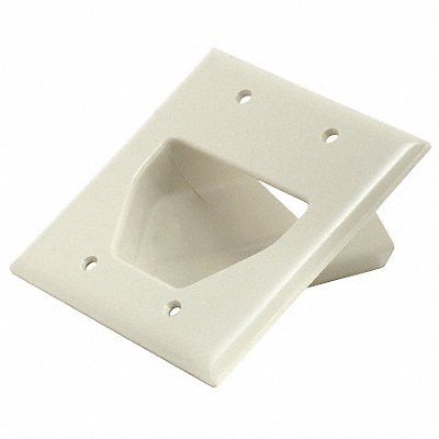 Wall Plate Cable Recessed 2G Ivry MPN:6169