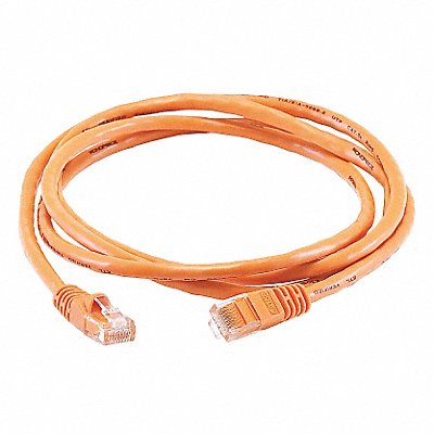 Patch Cord Cat 5e Booted Orange 5.0 ft. MPN:3379