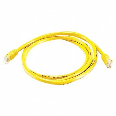 Patch Cord Cat 6 Booted Yellow 5.0 ft. MPN:3434