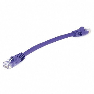 Patch Cord Cat 6 Booted Purple 0.5 ft. MPN:7503