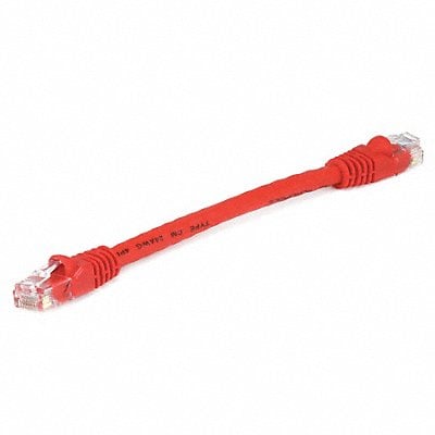 Patch Cord Cat 6 Booted Red 0.5 ft. MPN:7505