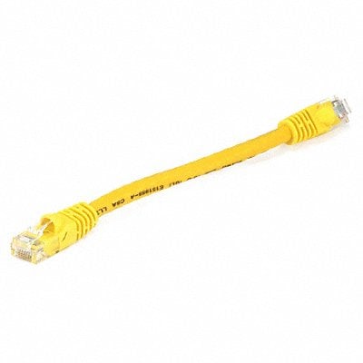 Patch Cord Cat 6 Booted Yellow 0.5 ft. MPN:7507