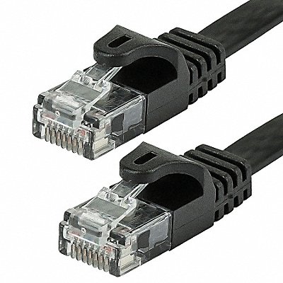 Patch Cord Cat 5e Flexboot Black 1.0 ft. MPN:9545