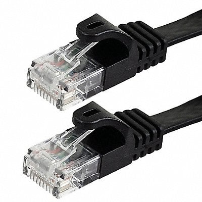 Patch Cord Cat 5e Flexboot Black 7.0 ft. MPN:9549