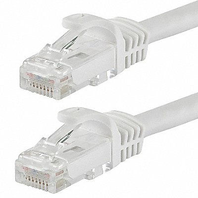 Patch Cord Cat 6 Flexboot White 0.5 ft. MPN:9817