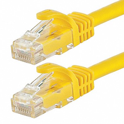 Patch Cord Cat 6 Flexboot Yellow 1.0 ft. MPN:9837