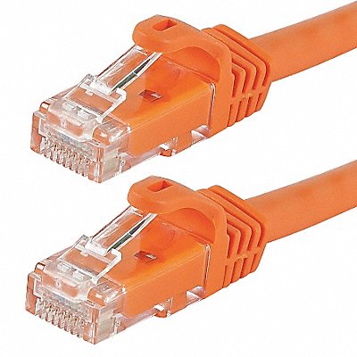 Patch Cord Cat 6 Flexboot Orange 0.5 ft. MPN:9844