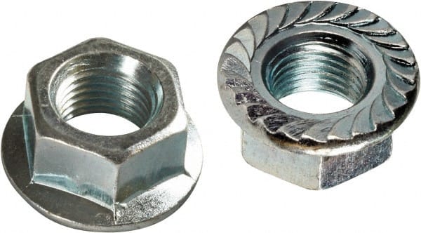 Hex Lock Nut: Grade 8 Steel, Zinc-Plated MPN:MA-LNM10150Z