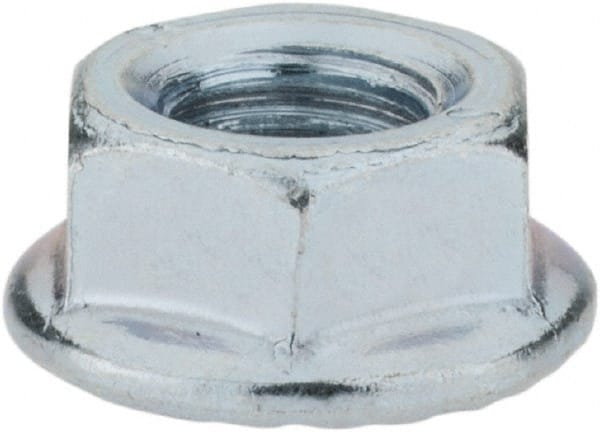 Hex Lock Nut: Grade 8 Steel, Zinc-Plated MPN:MA-LNM61Z