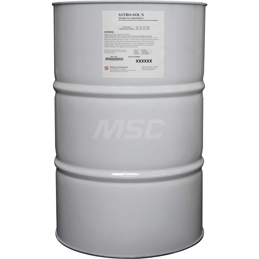 Cutting & Grinding Fluid: 55 gal Drum MPN:0015-1-550