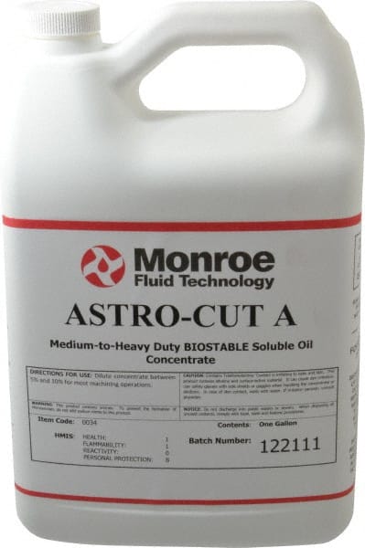 Cutting & Grinding Fluid: 1 gal Bottle MPN:0034-1-104