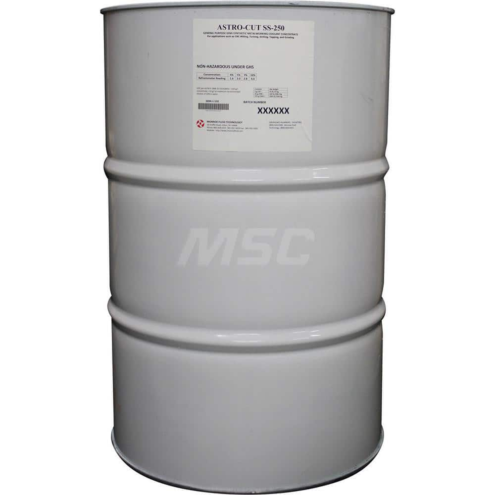 Cutting & Grinding Fluid: 55 gal Drum MPN:0094-1-550