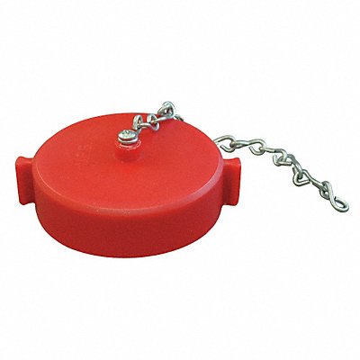 Hydrant Cap Rocker Lug w/Chain Red NH MPN:664-152