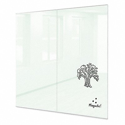 Dry Erase Board Magnetic Wall Mnt White MPN:GWD808-GLOSSWHITE