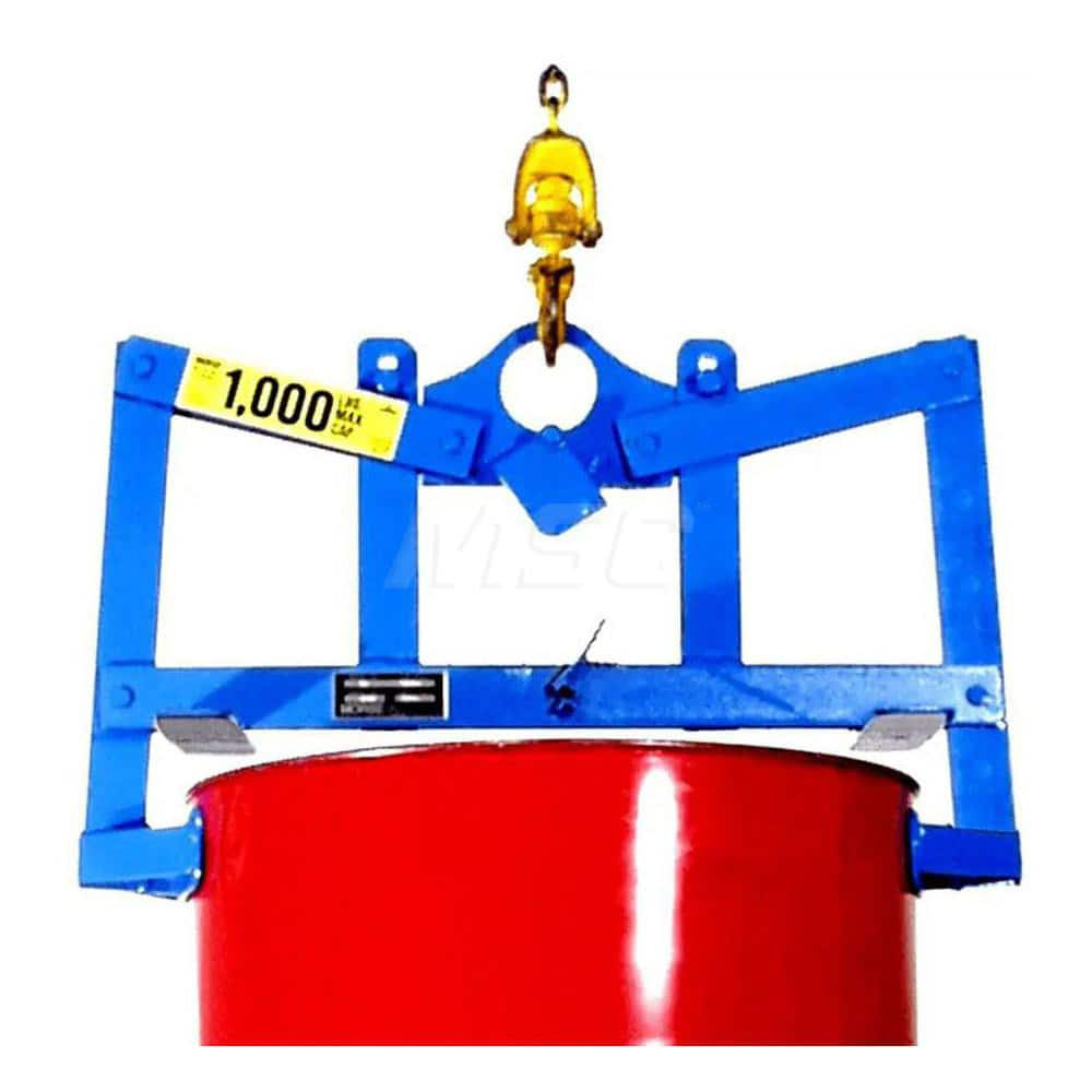 Drum Lifter: (1) 55 gal Drum, 1,000 lb Capacity MPN:90