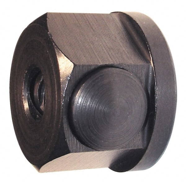 M8x1.25, 32mm Flange Diam, 20.5mm High, 32mm Across Flats, Button Thread Collar Nut MPN:CN-708