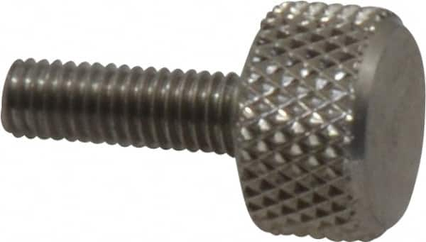 303 Stainless Steel Thumb Screw: M3 x 0.5, Knurled Head MPN:4115