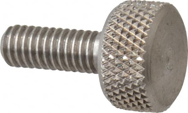 303 Stainless Steel Thumb Screw: M4 x 0.7, Knurled Head MPN:4147