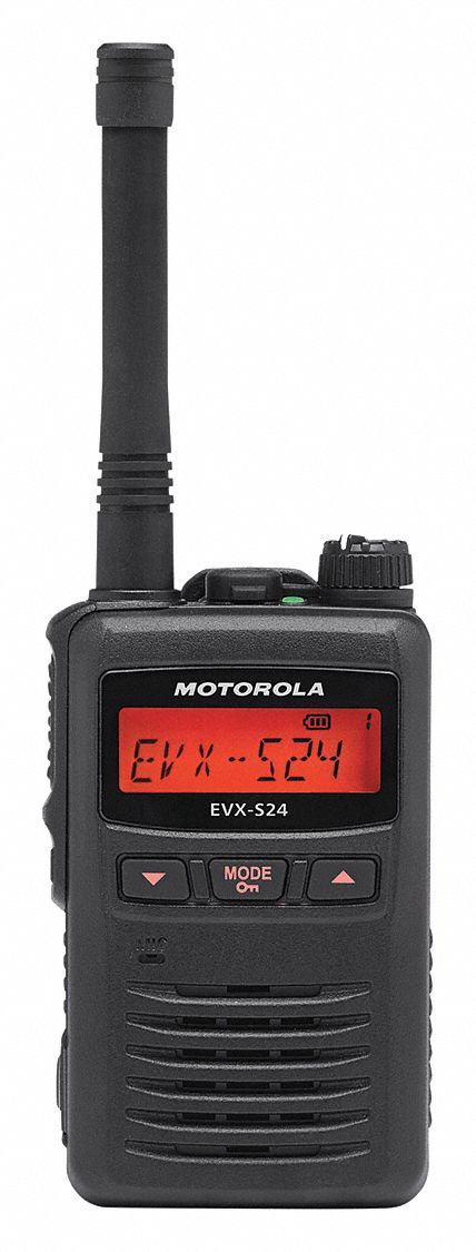 Portable Two Way Radio UHF 403 - 470 MHz MPN:EVX-S24-G6-3  BLACK