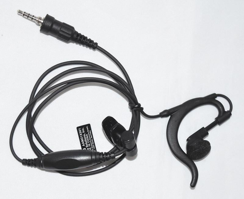 Earpiece Microphone Black 48 Cord L MPN:AAM21X501 MH-89A4B