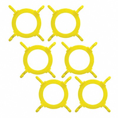 Cone Connctor 5 Yellow Polyethylene PK6 MPN:97402-6