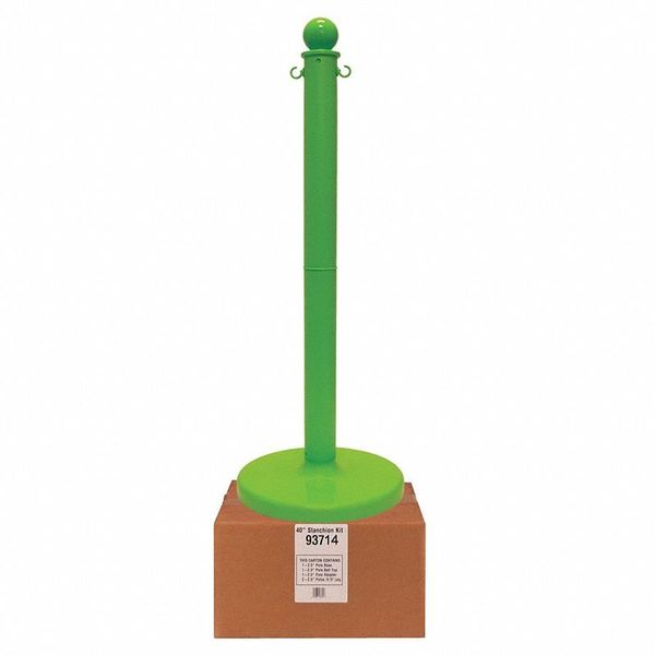 Stanchion Post Dia 2-1/2 Safety Green MPN:93714
