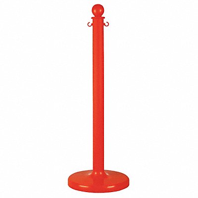 E1218 Medium Duty Stanchion 40 in H Red PK6 MPN:96405-6