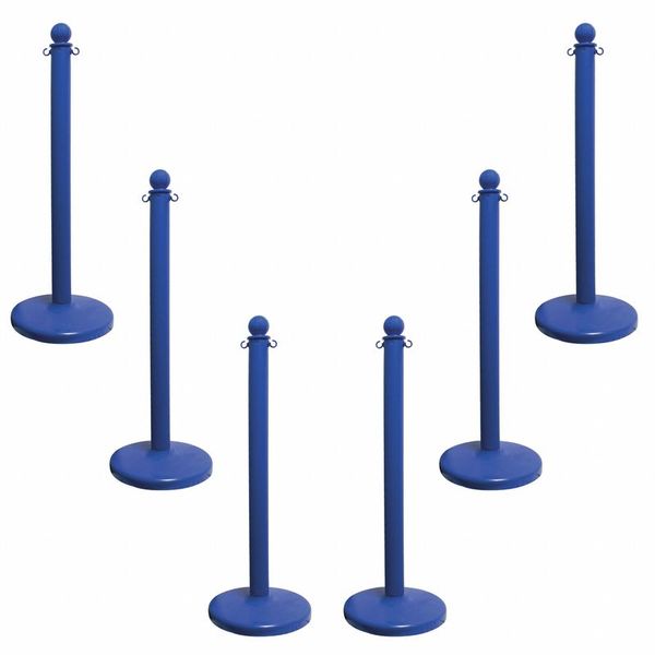 Stanchion Post Dia 2-1/2 Blue PK6 MPN:96406-6