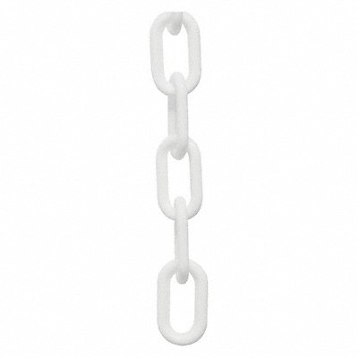 Plastic Chain 1-1/2 Size 25 ft L White MPN:30001-25