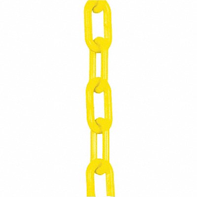 E1221 Plastic Chain 1-1/2 In x 100 ft Yellow MPN:30002-100