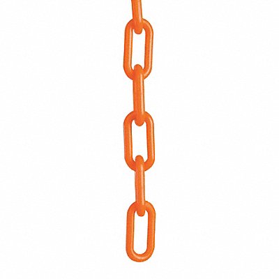 K6945 Plastic Chain 1-1/2Inx50ft Safety Orange MPN:30012-50
