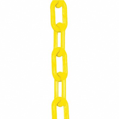 E1222 Plastic Chain 2 In x 100 ft Yellow MPN:50002-100