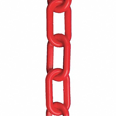 E1222 Plastic Chain 2 In x 100 ft Red MPN:50005-100