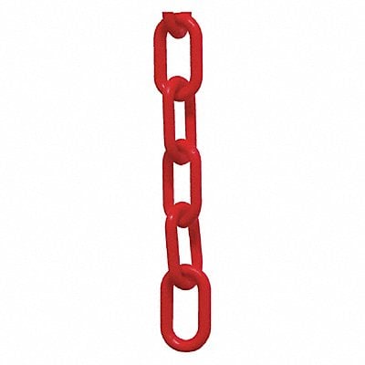 Plastic Chain 2 Size 25 ft L Red MPN:50005-25