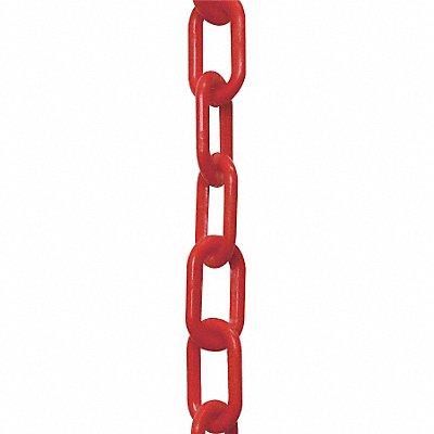 Plastic Chain 2 In x 50 ft Red MPN:50005-50