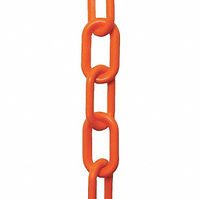 E1222 Plastic Chain 2 In x 100 ft Orange MPN:50012-100