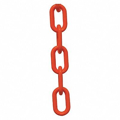 Plastic Chain 2 Size 25 ft L Orange MPN:50012-25