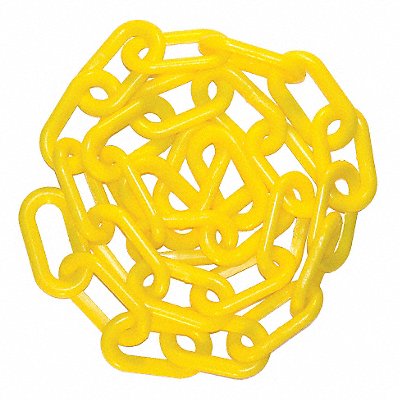Plastic Chain Polyethylene Yellow 50 ft. MPN:51002-50