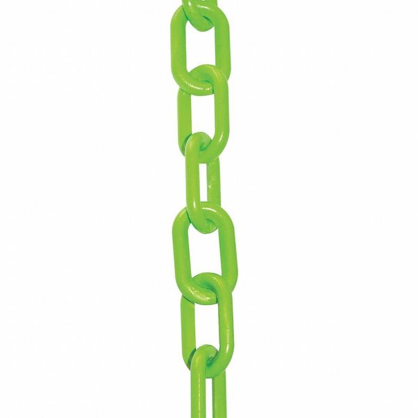 Plastic Chain 2 100 ft L Safety Green MPN:51014-100