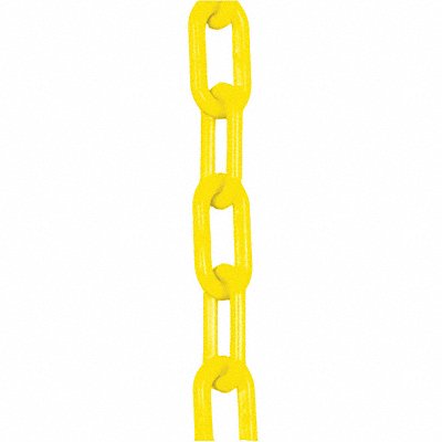 E1223 Plastic Chain 3 In x 100 ft Yellow MPN:80002-100