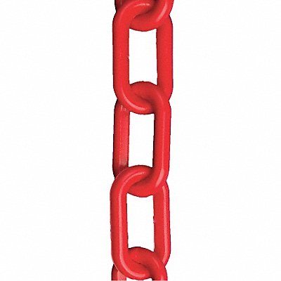 E1223 Plastic Chain 3 In x 100 ft Red MPN:80005-100