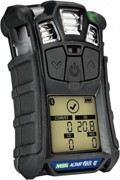 Multi-Gas Detector: Carbon Monoxide, Hydrogen Sulfide, LEL & Oxygen, Audible, Vibration & Visual Signal, LCD MPN:10178560