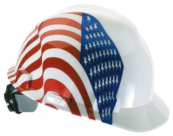 Hard Hat: Impact Resistant, Slotted Cap, Type 1, Class E, 4-Point Suspension MPN:10050611