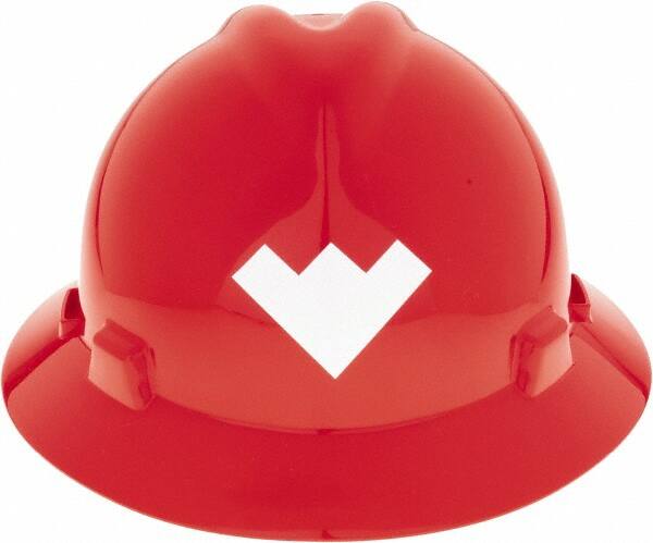 Hard Hat: Impact Resistant, Full Brim, Type 1, Class E, 4-Point Suspension MPN:475371/13076-4