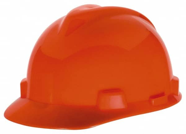 Hard Hat: Impact Resistant, V-Gard Slotted Cap, Type 1, Class E, 4-Point Suspension MPN:488148