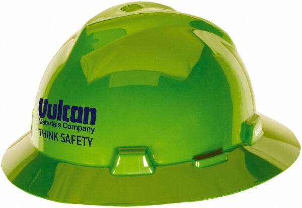 Hard Hat: Impact Resistant, Full Brim, Type 1, Class E & G, 4-Point Suspension MPN:815570-BL7278