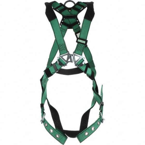 Fall Protection Harnesses: 400 Lb, Vest Style, Size Standard, Polyester, Back MPN:10196642